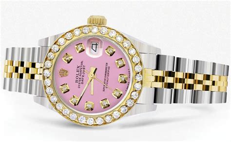 rolex dames roze wijzerplaat|Rolex Lady.